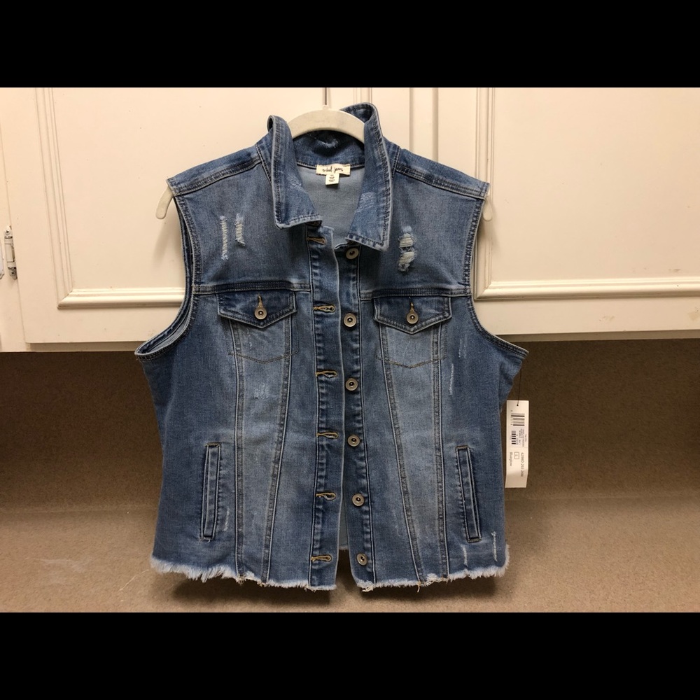 Tribal Jeans Denim Vest